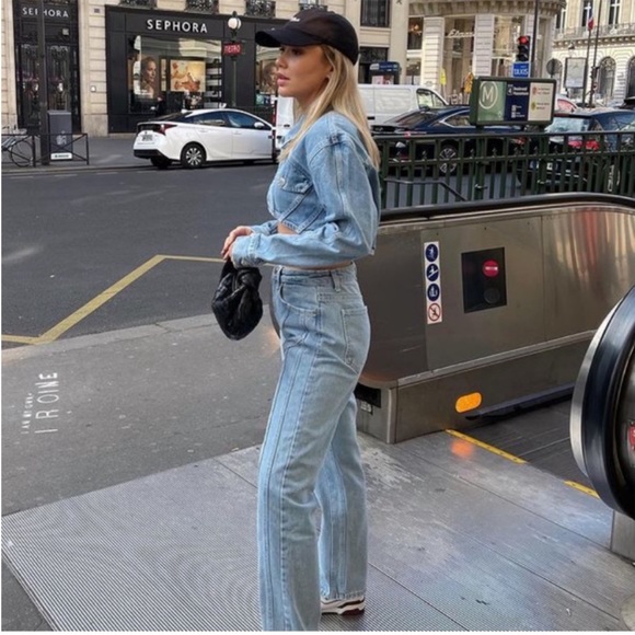 ZARA Straight Leg Jeans. - Picture 2 of 9